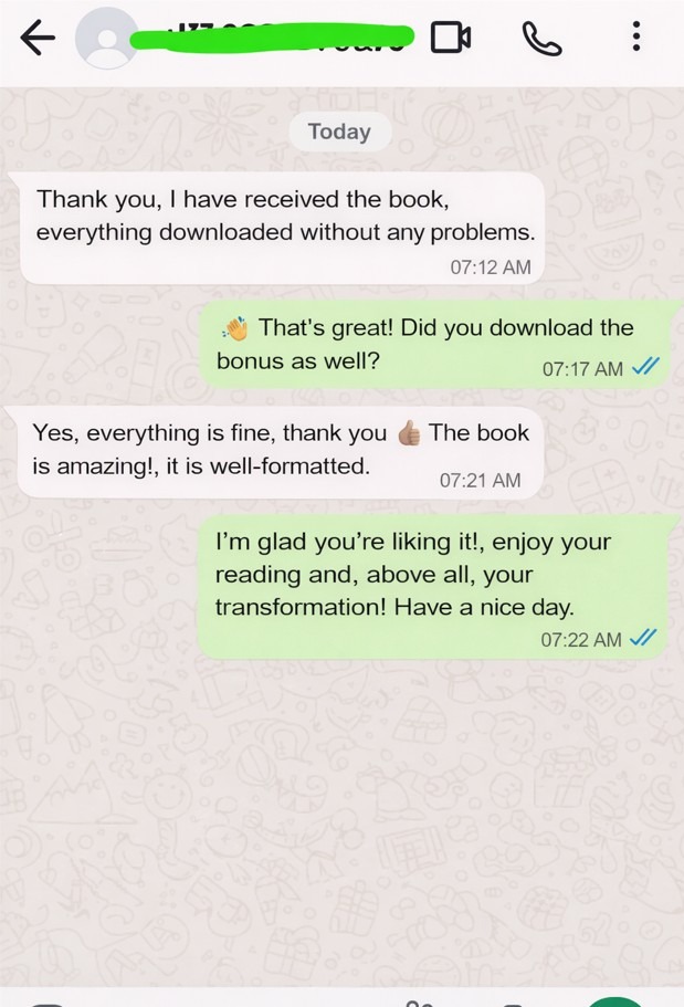 Real WhatsApp Testimonial