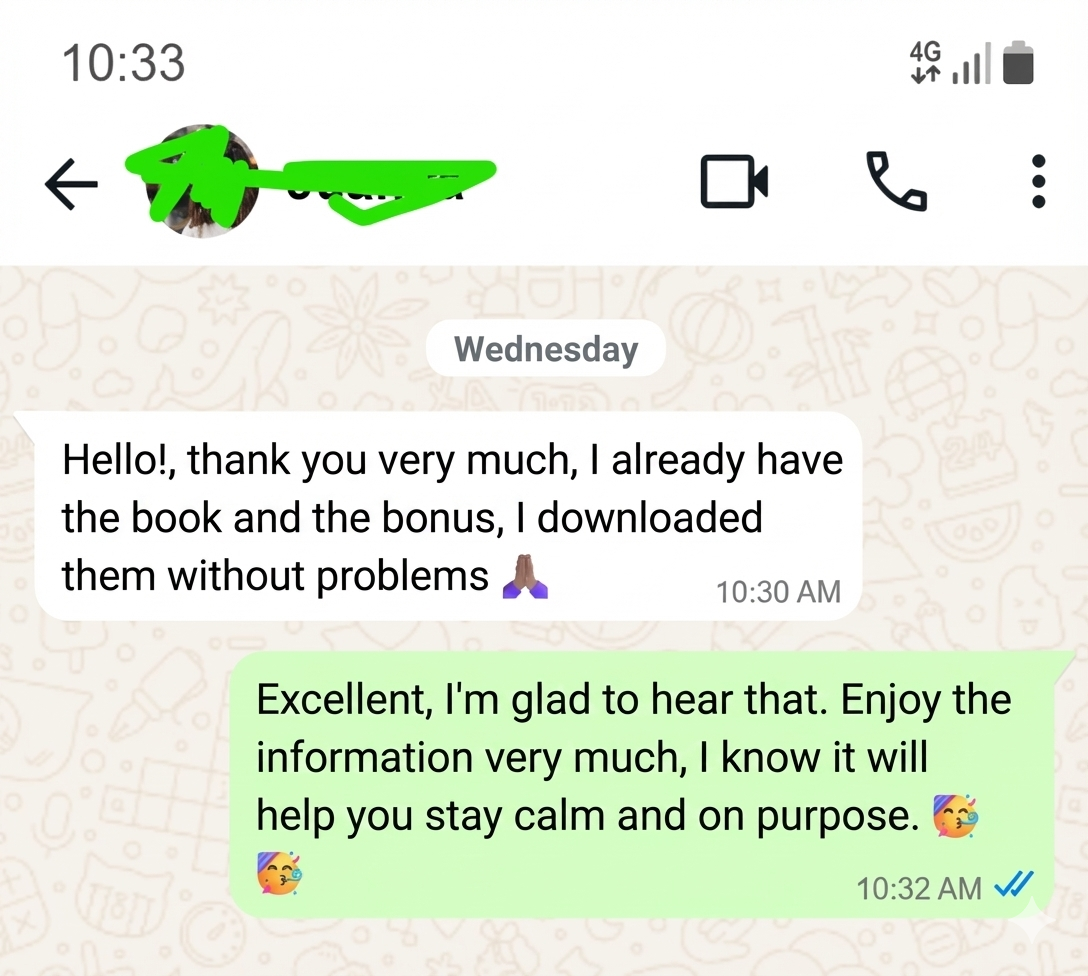 Real WhatsApp Testimonial